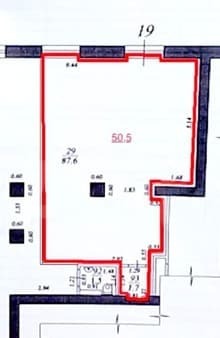 Объявление об аренде помещения свободного назначения, 51 м², этаж 1 из 2. Фото 4